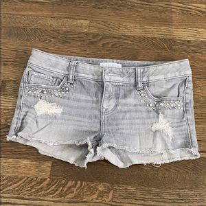 Express jeans shorts